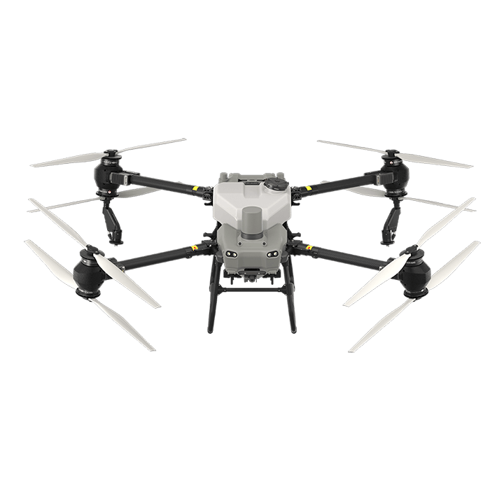 DJI AGRAS T50 mostrando capacidad de carga de 50 kg